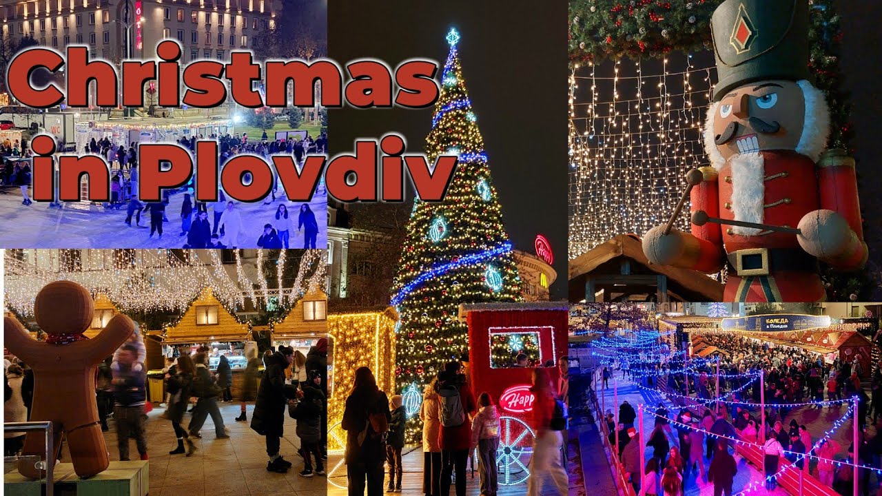 Plovdiv Christmas Market 2025 / Christmas Magic in Plovdiv, Bulgaria - Cozy Lights & Winter Vibes