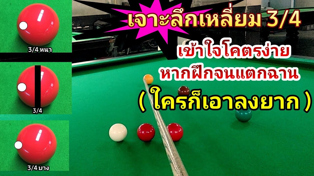 แตก เหลี่ยม 3/4 แบบละเอียด