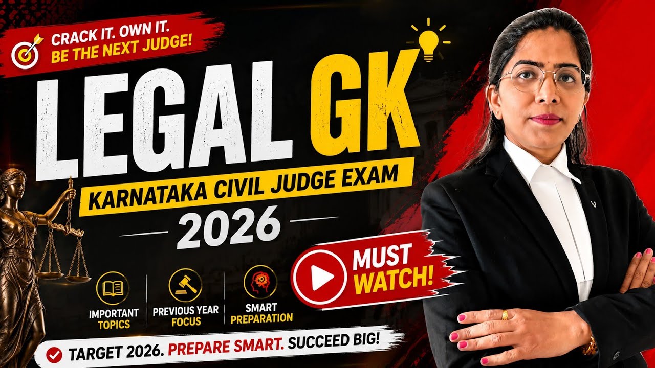 Legal GK 2026 - KACJ Prelims 2026 - Must Watch!! - Swathi Law Academy