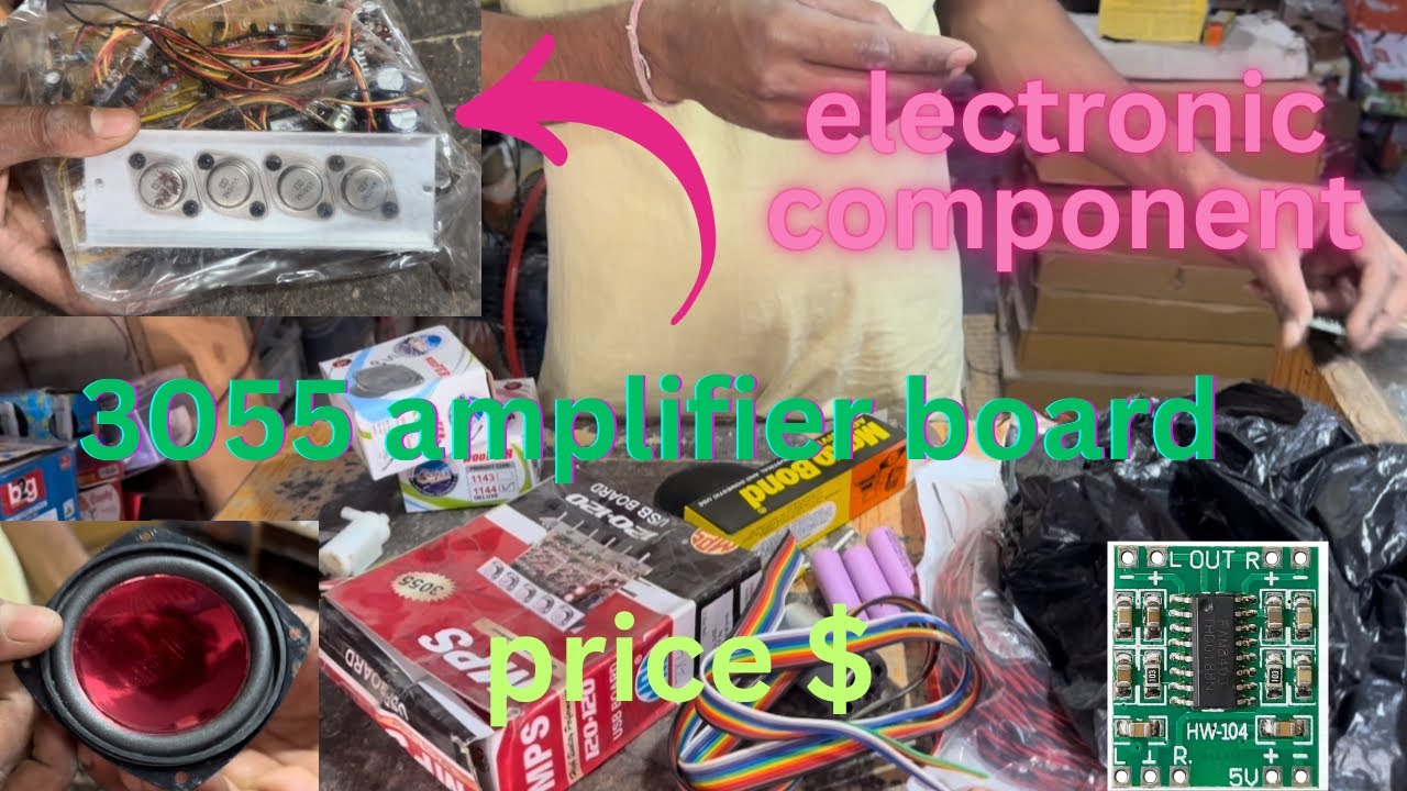 3055 amplifier board with price 4440 amplifier board / speaker / battery 🔋 3w+3w amplifier board
