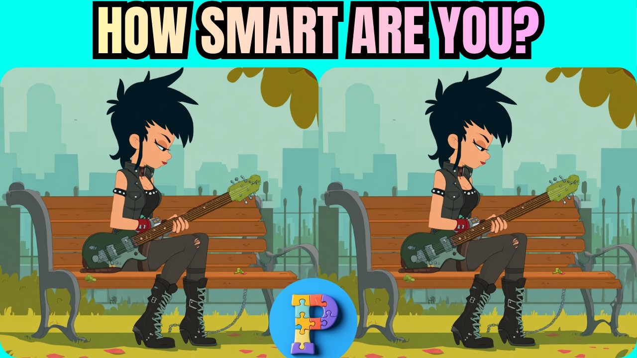 Spot The Difference!🧩 Figure Out How Smart You Are! 🧩 Can you find all five?