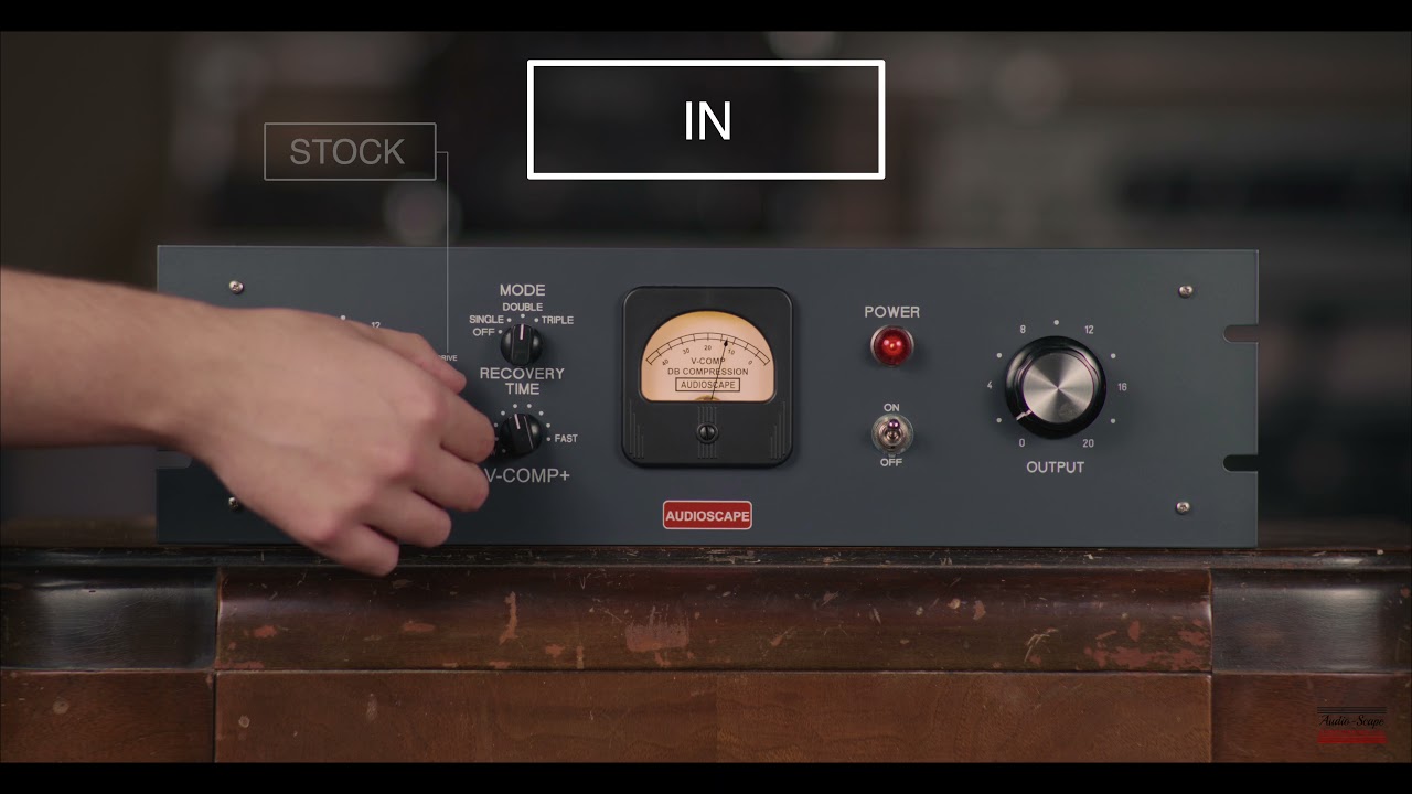 AudioScape - V-COMP+ - Official Demo - V-Mu Tube Compressor