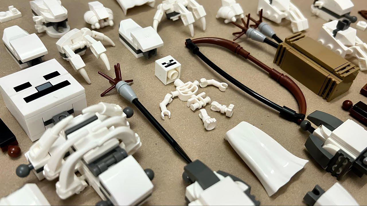 lego minecraft | skeleton mech armor | minifigures lego unofficial 