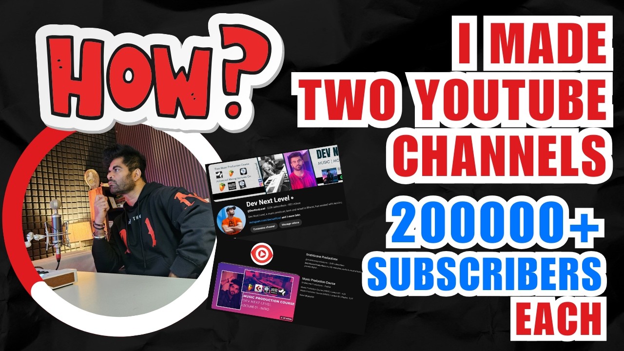 How I Made 2 YouTube Channels with 200K Subscribers Each - MASTER CLASS