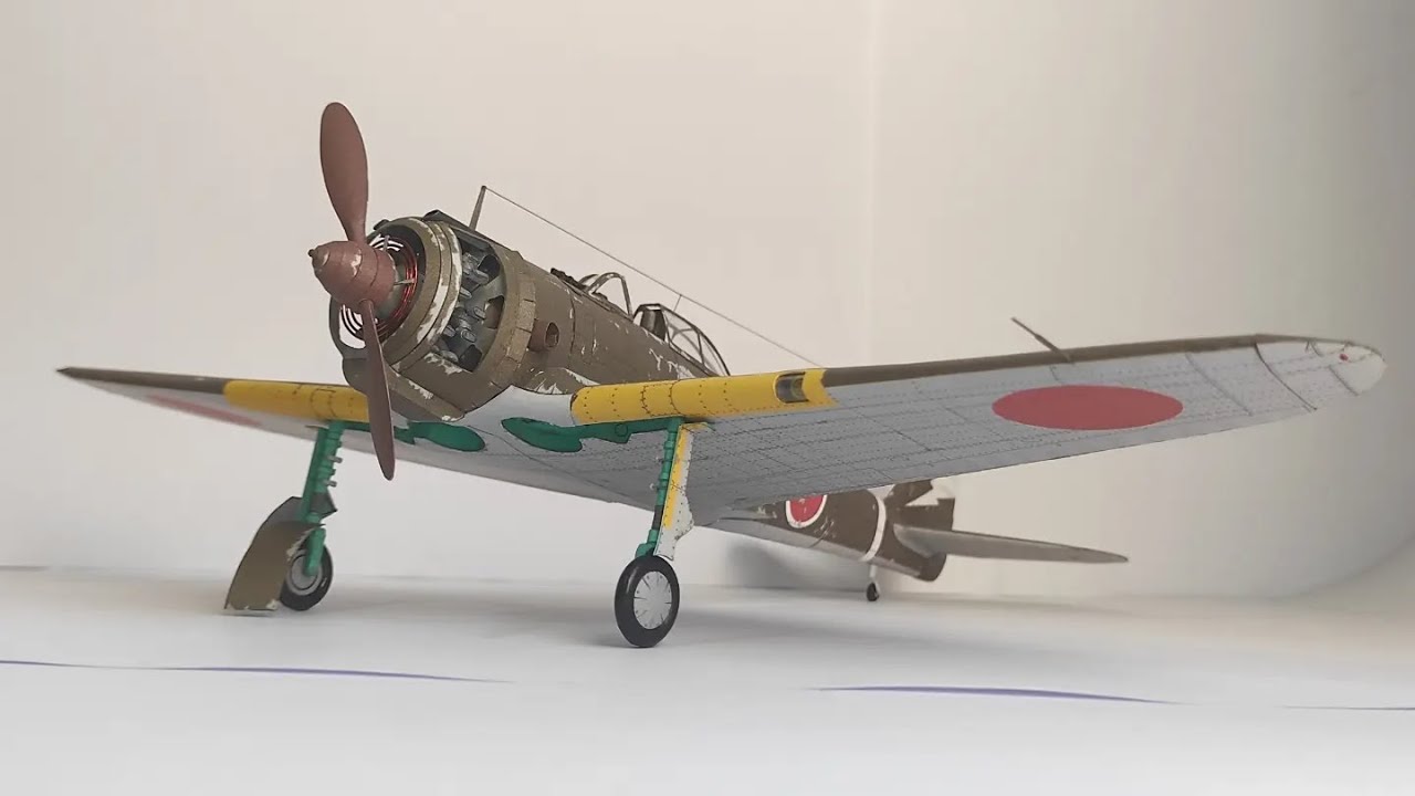 Orlik 1/33 Ki-43 paper model