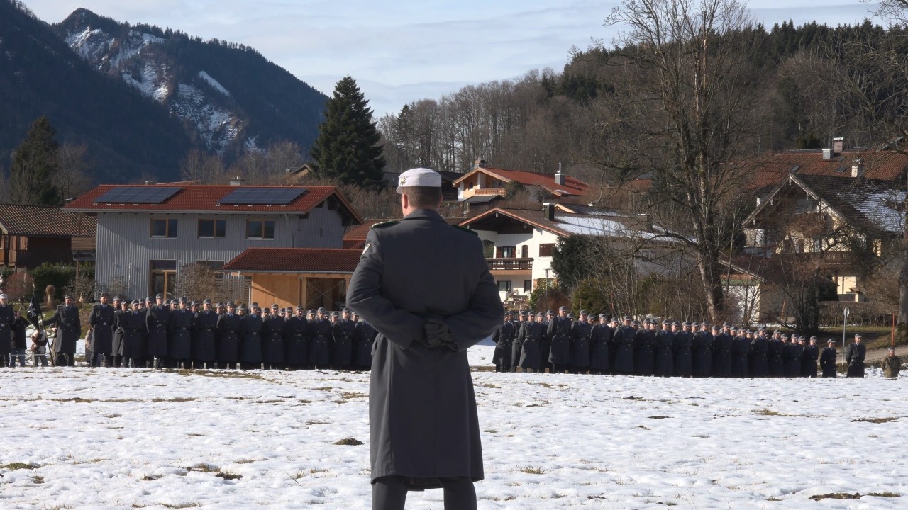 Gelöbnis des Gebirgsjägerbataillion 231 aus Bad Reichenhall und der 232 aus Berchtesgaden