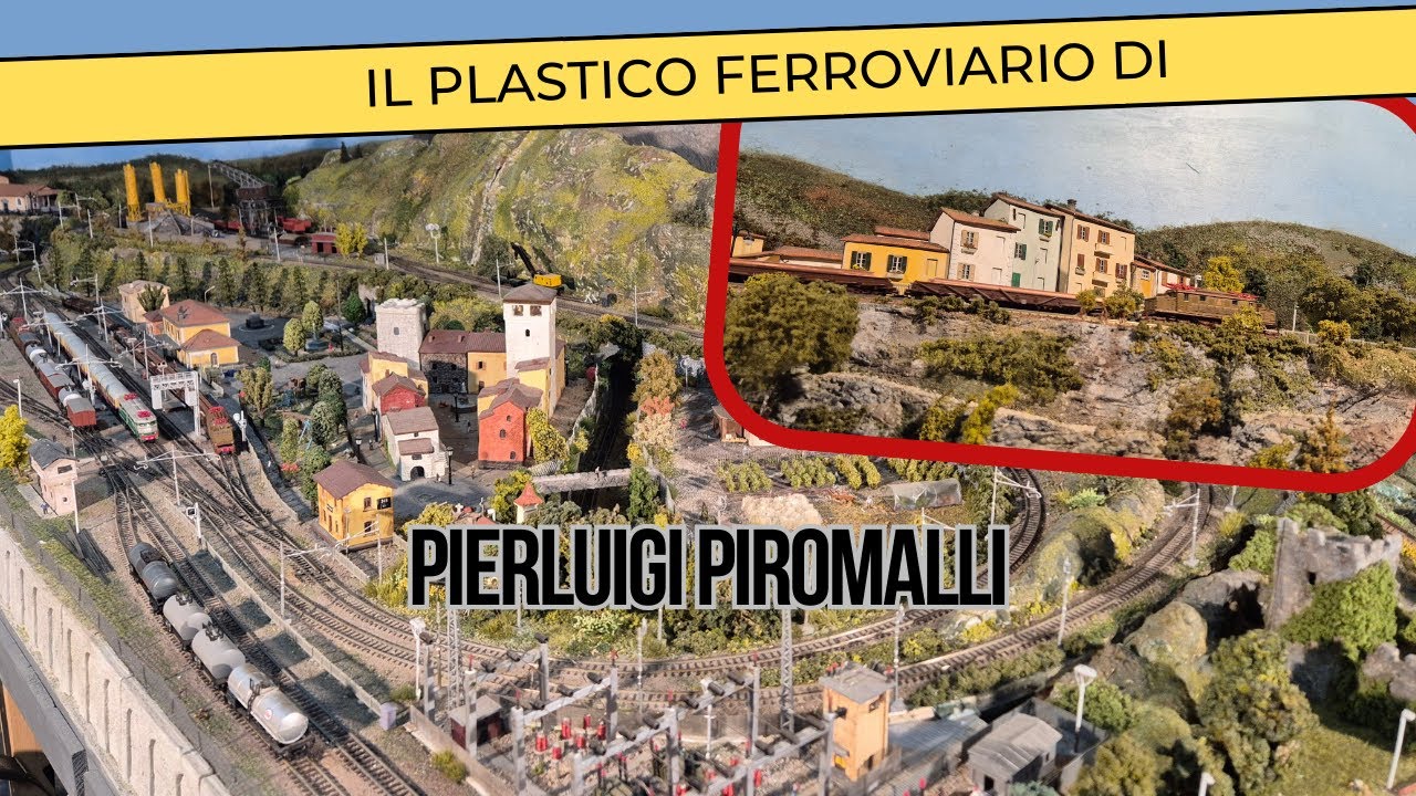Il plastico ferroviario di... Pierluigi Piromalli [episodio 10] scala N enne in stile italiano FS