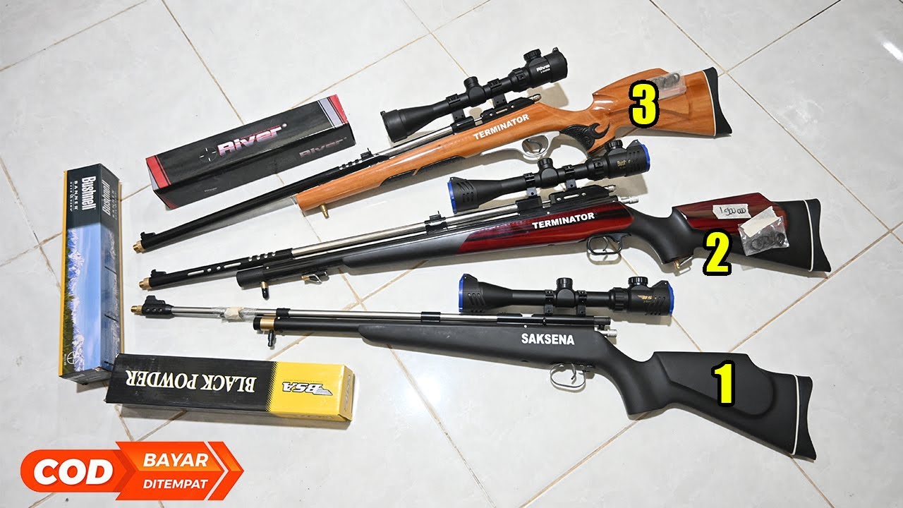 Urutan harga senapan angin PCP murah ringan untuk pemula di 2024 (KOLEKSI PCP BIG GAME)
