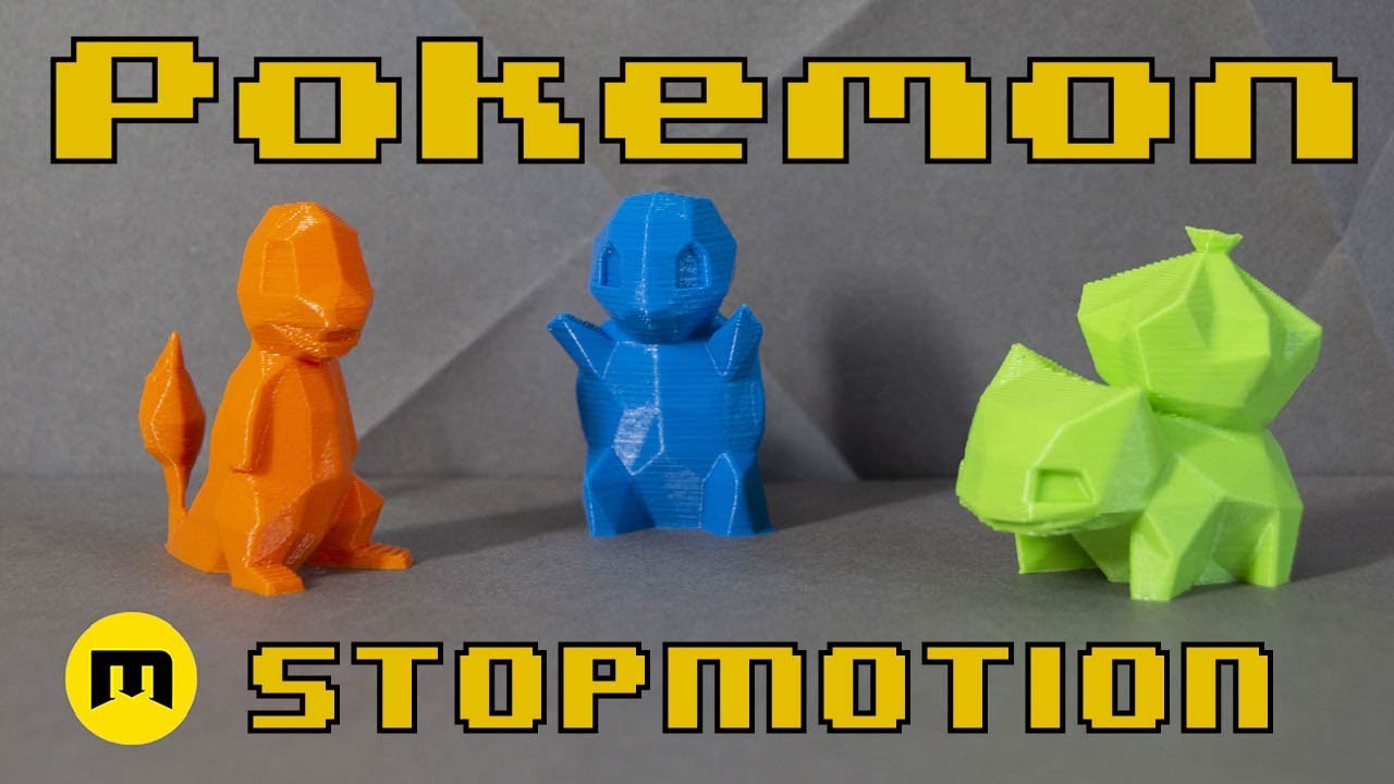 Low-poly Pok&eacute;mon stop-motion story