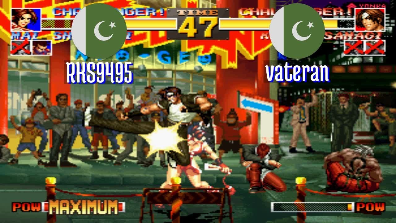 FT5 @kof95: RKS9495 (PK) vs vateran (PK) [King of Fighters 95 Fightcade] Mar 2