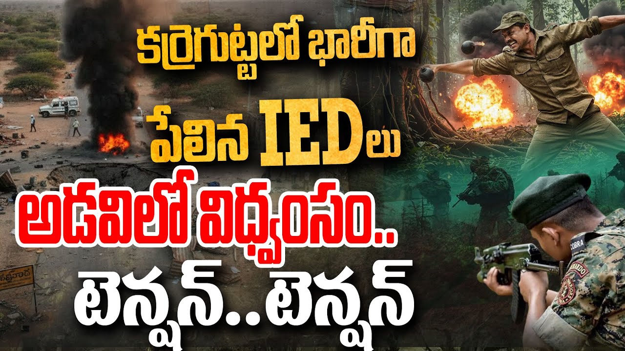 LIVE | HIgh Tension At Karregutta : కర్రెగుట్టలో భారీగా పేలిన IEDలు | Andhra Prabha News