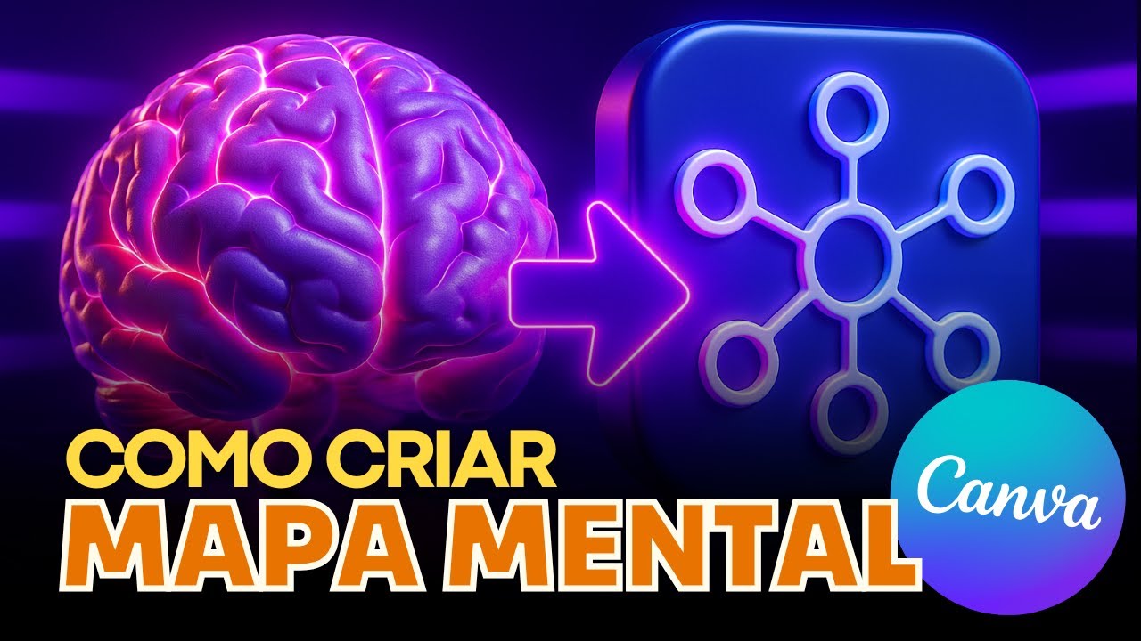 Como Criar Mapa Mental com IA 🧠 | Tutorial Passo a Passo no Canva