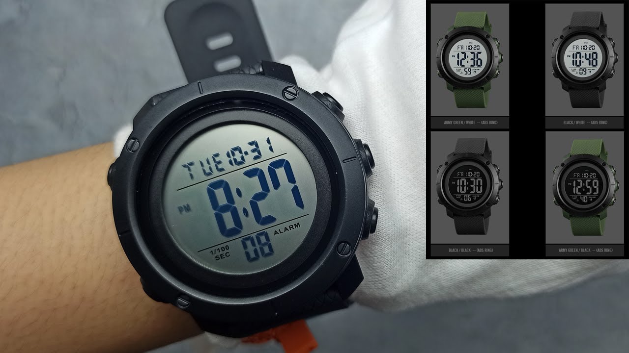 SKMEI 1426 - Review & Setting Jam Tangan Pria Digital Fashion (Waktushop Indonesia)