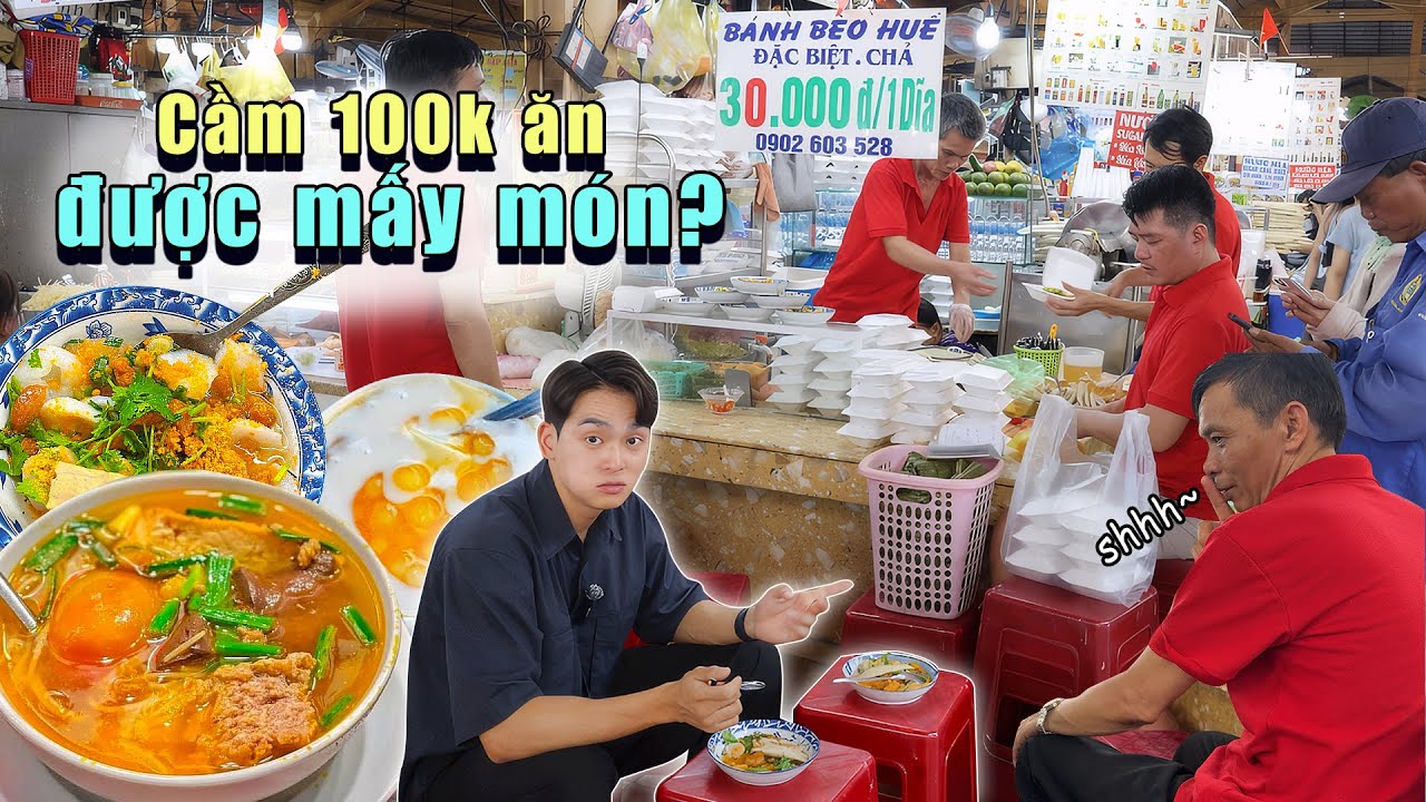 Người Hàn cầm 100k ăn được mấy món "ở ngay trung tâm Quận 1" ?!