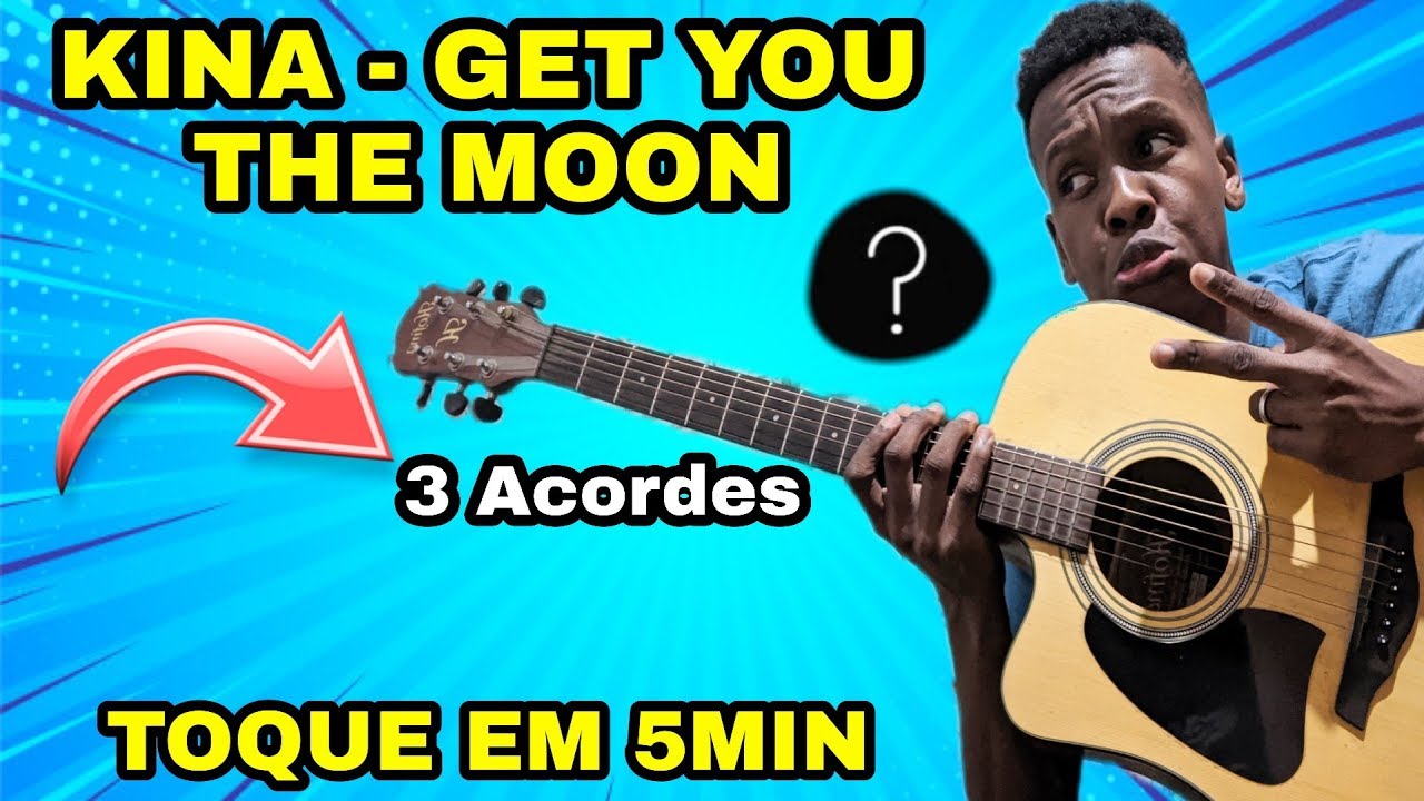 COMO TOCAR GET YOU THE MOON NO VIOLÃO SIMPLIFICADO 3 ACORDES- COMO TOCAR GET YOU THE MOON NO VIOLÃO