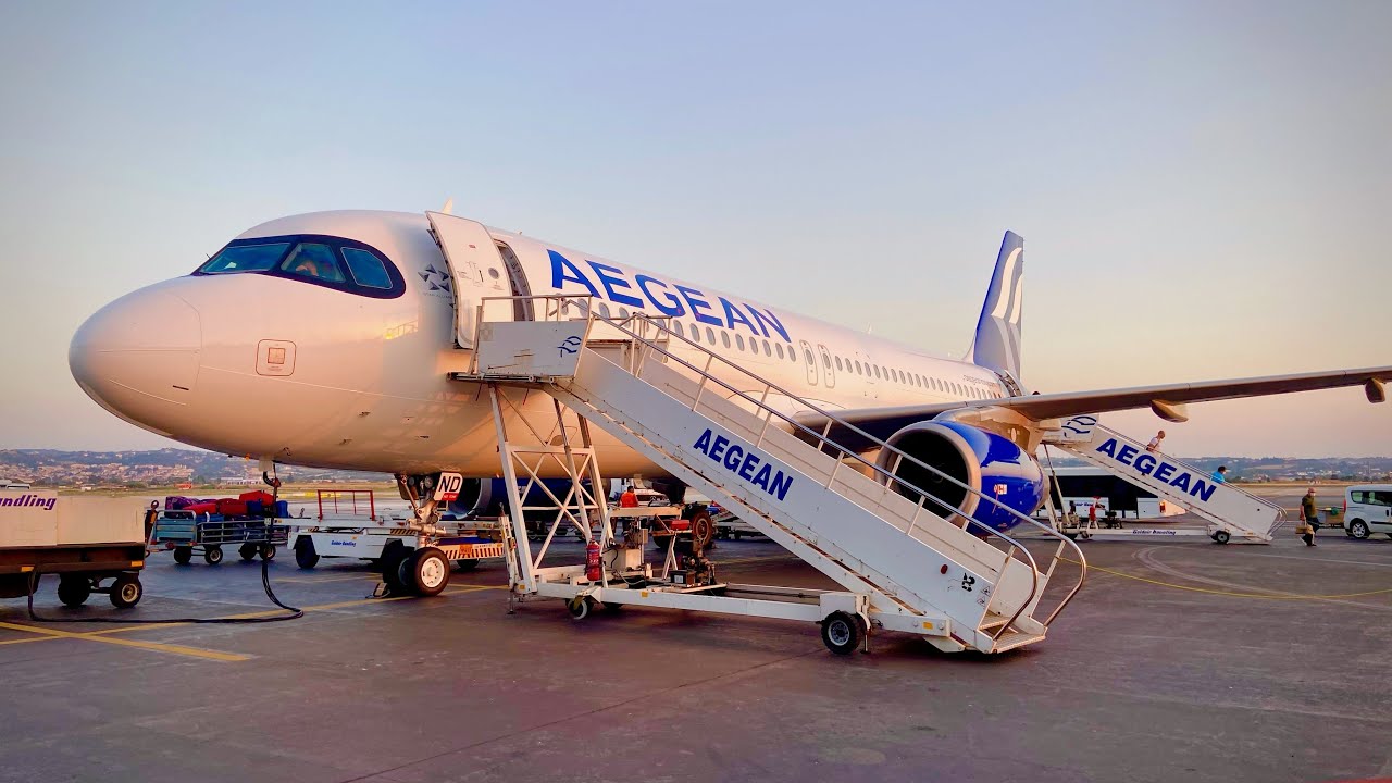 Aegean Airlines Airbus A320 Larnaca to Thessaloniki Trip Report, Takeoff to Landing!