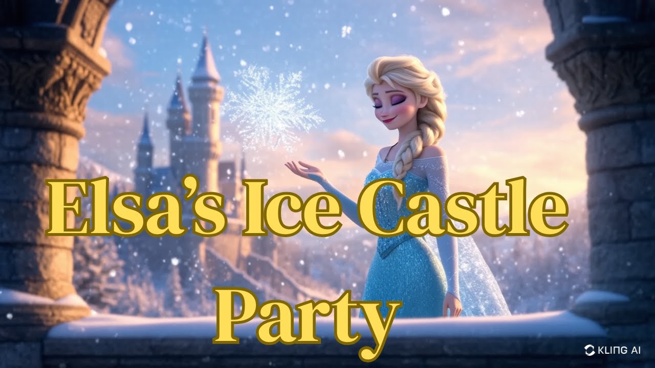 ✨ Elsa’s Ice Castle Party Song ❄️ | Frozen Music Video for Kids | Sing, Dance & Play