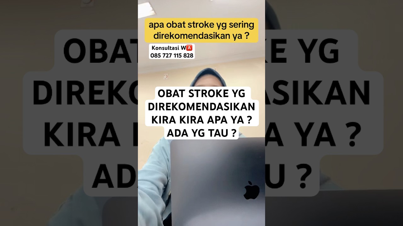 OBAT STROKE YG DIREKOMENDASIKAN KIRA KIRA APA YA ? ADA YG TAU ? #stroke #pemulihanstroke