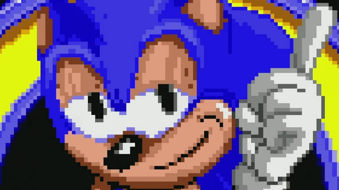 SONIC: New Beginning - Sonic Chinelin, Blue Pendrive and Sonic.exe go to a bar-