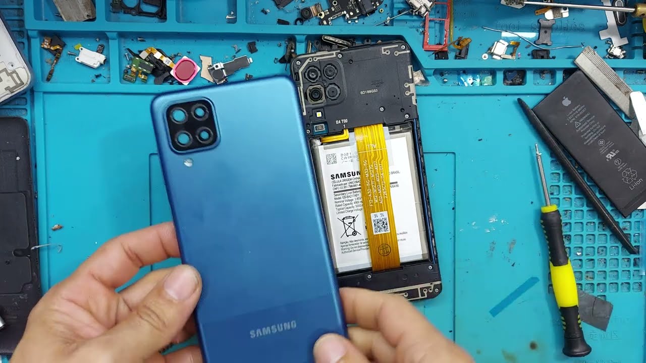 Como trocar a Tela frontal Samsung Galaxy A12 @todos