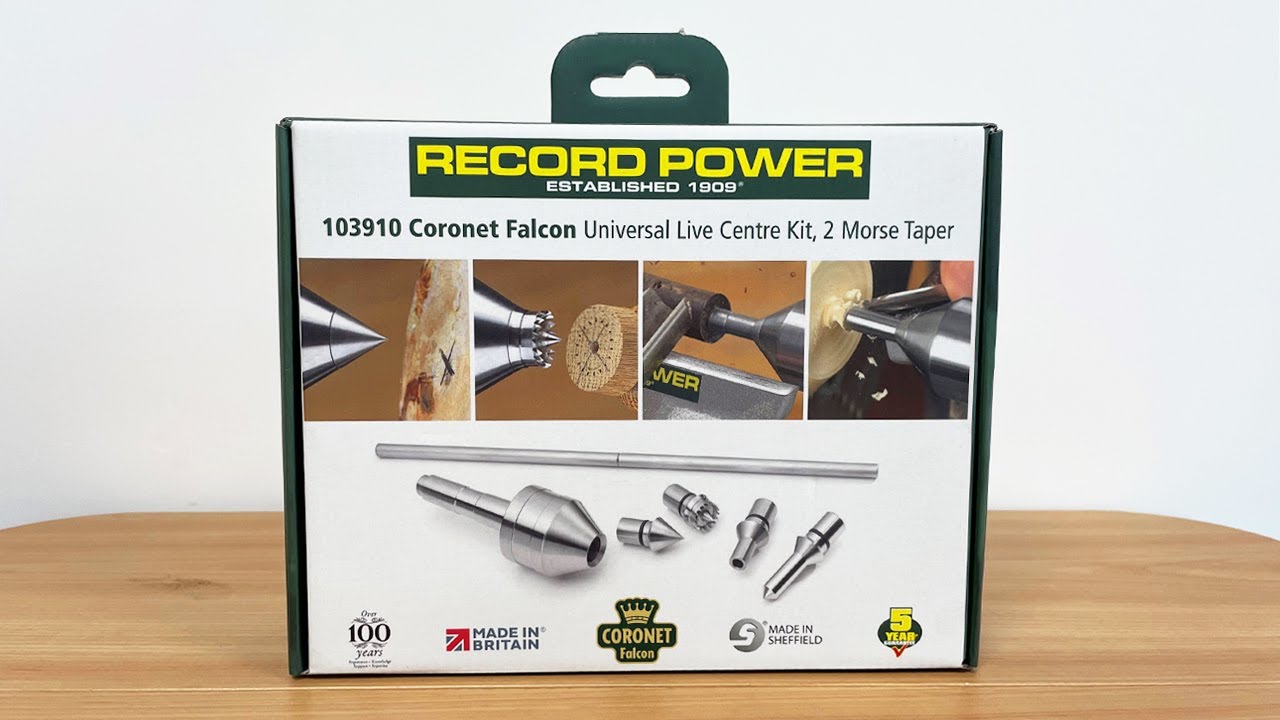 New 103910 Coronet Falcon Universal Live Centre Kit from Record Power