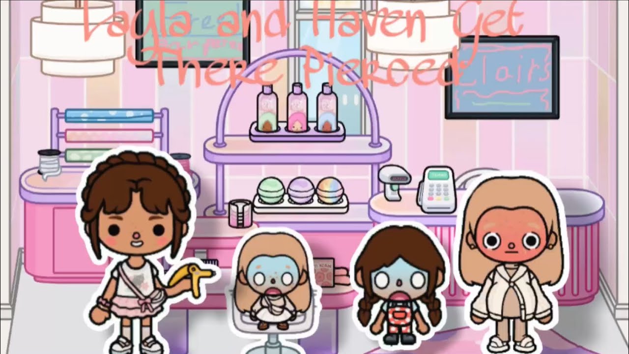 Layla And Haven Get Their Ear's Pierced || Voiced ||