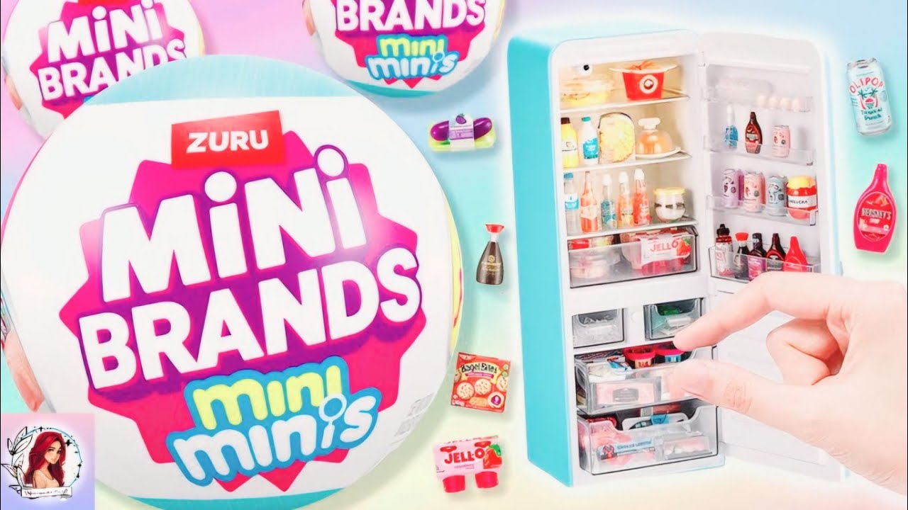 New Zuru Mini Brands Fill the Fridge Fridge and Mini Minis Capsules #minibrands​