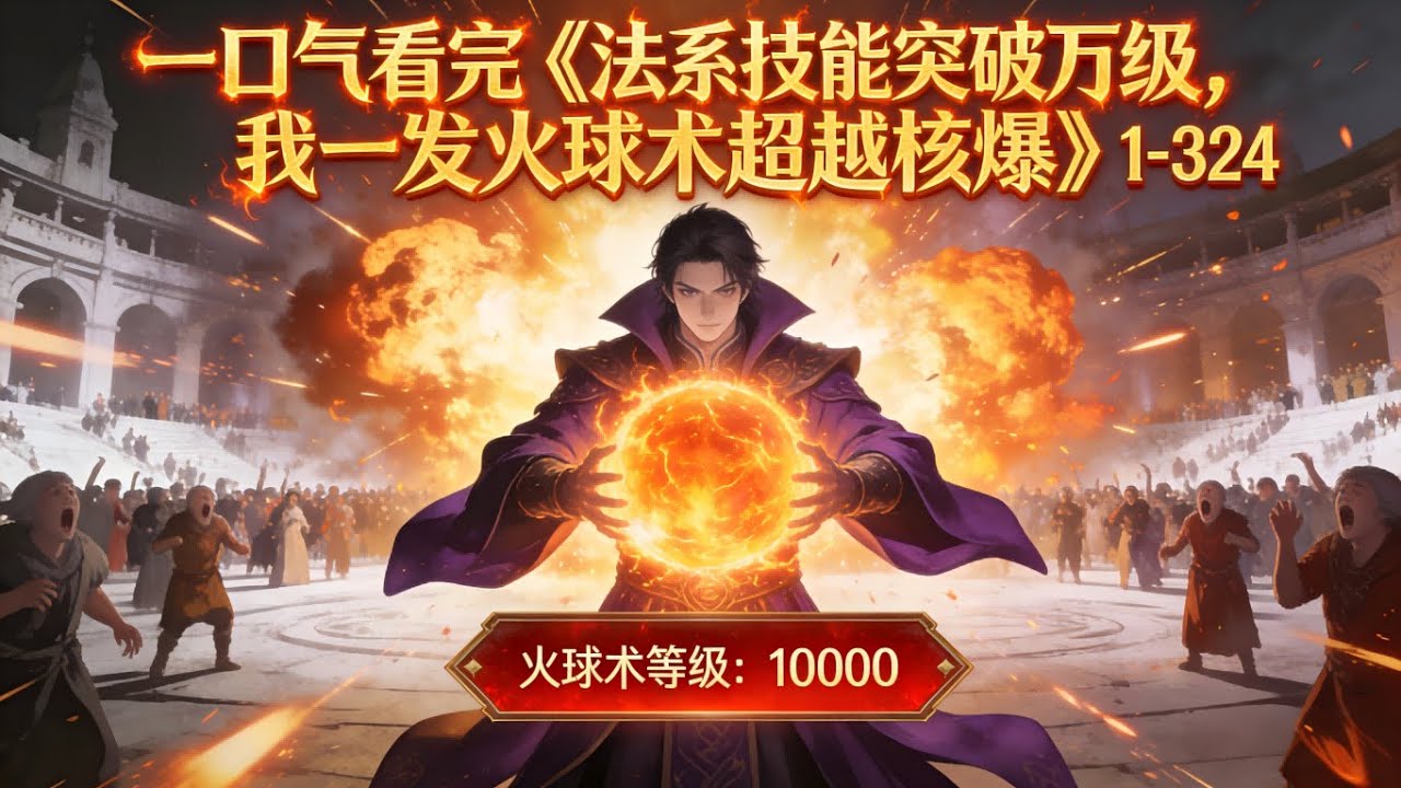 一口气看完《法系技能突破万级，我一发火球术超越核爆》1-324 穿越全民转职世界，林浩开局觉醒D级职业，现场爆改SSS级唯一职业！【禁忌法师】：精通全法系技能！别人练初始技能，林浩的火球术已升到一万级