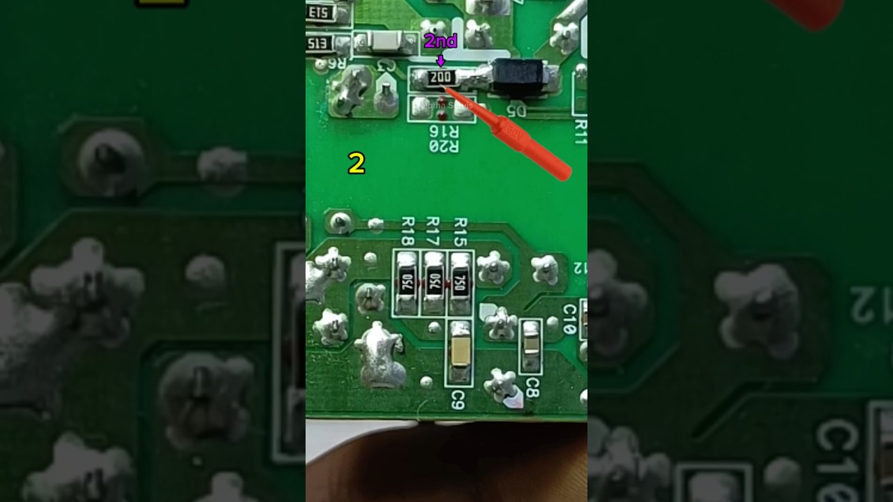 how to read smd resistor resistance value with two zero zero code #tips #resistance #tutorial #smd