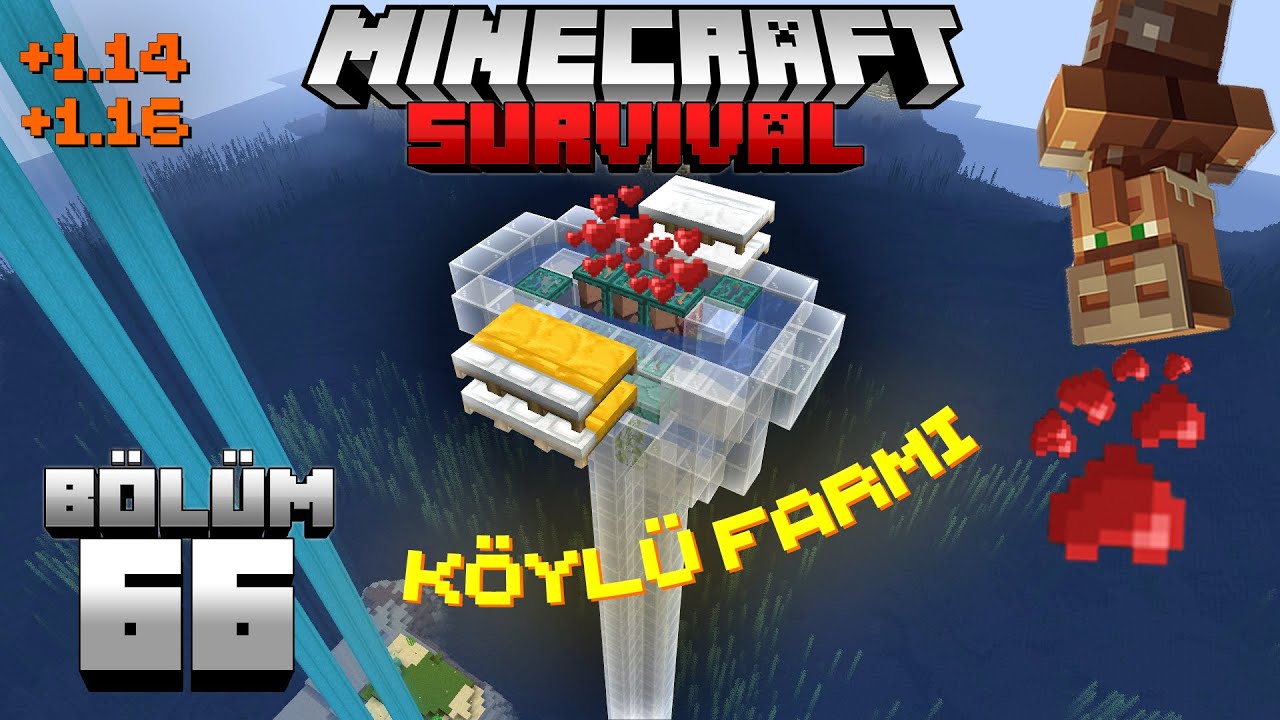 KÖYLÜLERİ ÇOĞALTMANIN EN İYİ YOLU !!┇Minecraft Survival ▹Bölüm 66