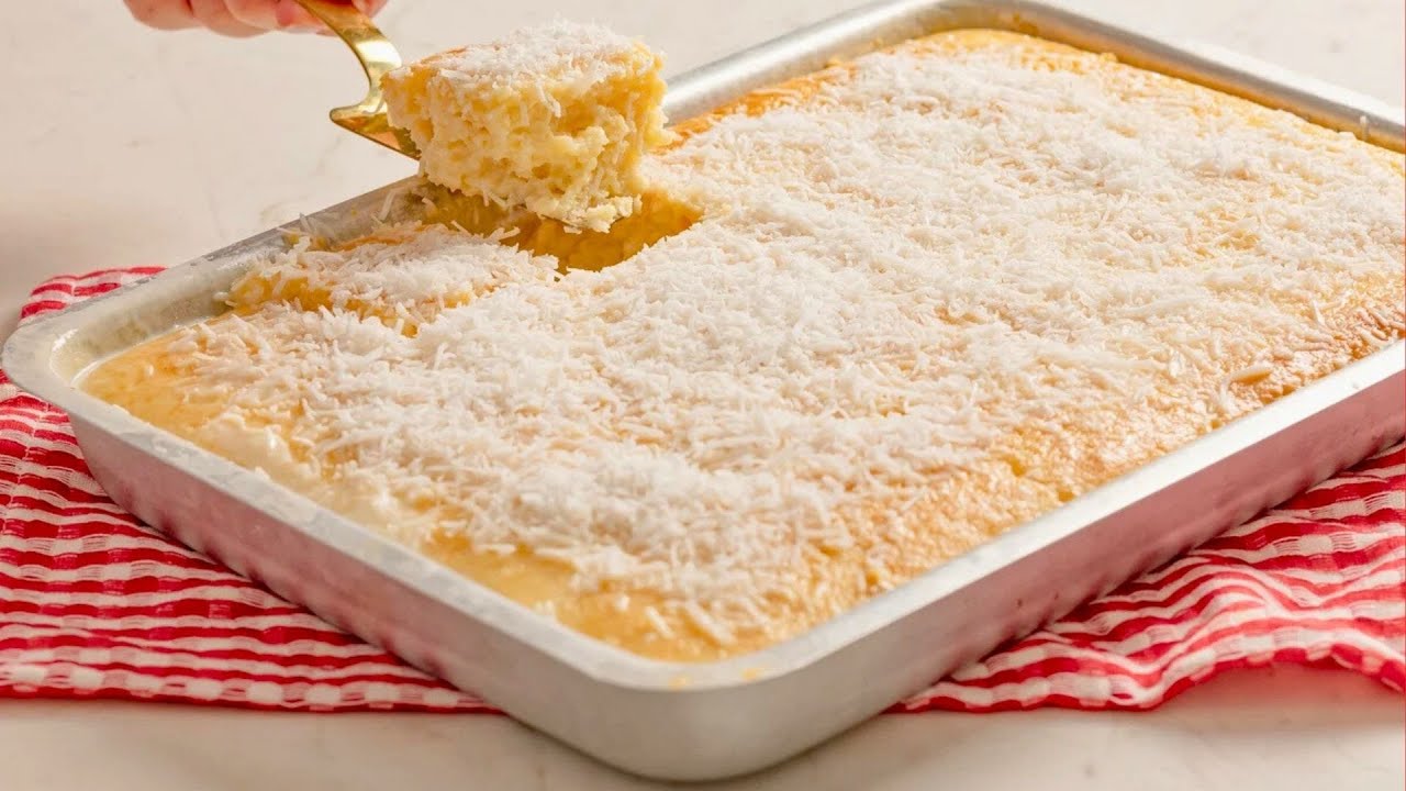 Receita de Bolo gelado de coco rápido - DELÍCIA DE RECEITAS