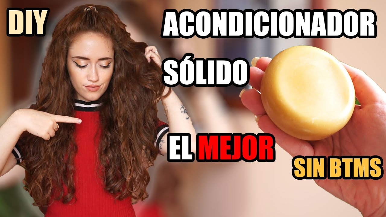 ACONDICIONADOR SÓLIDO REPARADOR SIN BTMS 🌱 DIY APTO MÉTODO CURLY | FÁCIL, CABELLO HIDRATADO Y LARGO
