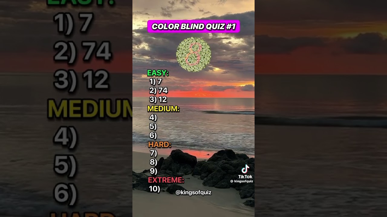 Color blind test #epstopik #koreanlanguage #ishihara #colorblind