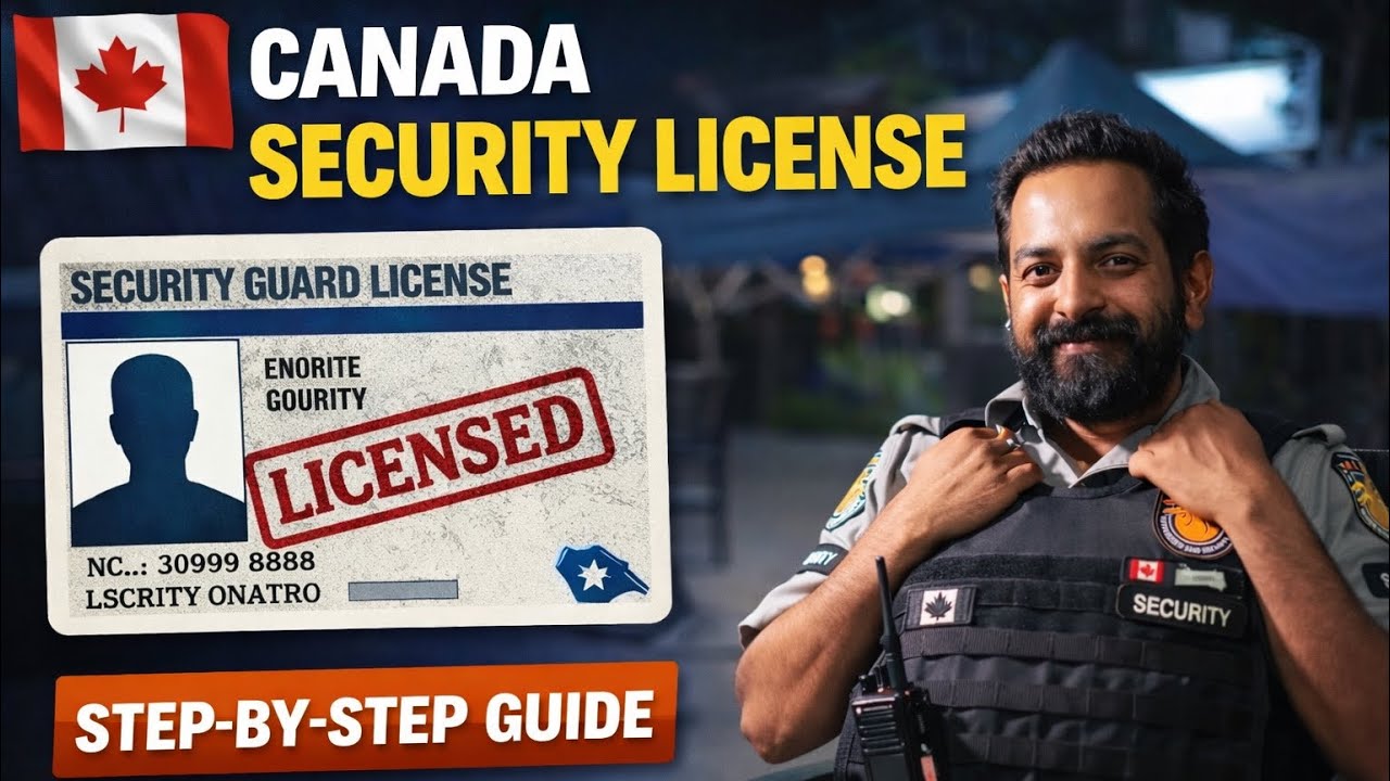 How to Get Security Guard License in Canada | Full Process Explained 🇨🇦 #canadalife #karnal 