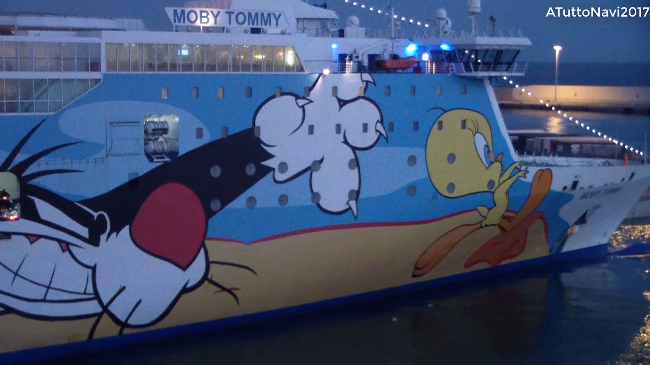 Arrivo/Arrival of Moby Tommy to Civitavecchia, August 10 2017 Moby Lines, Tirrenia