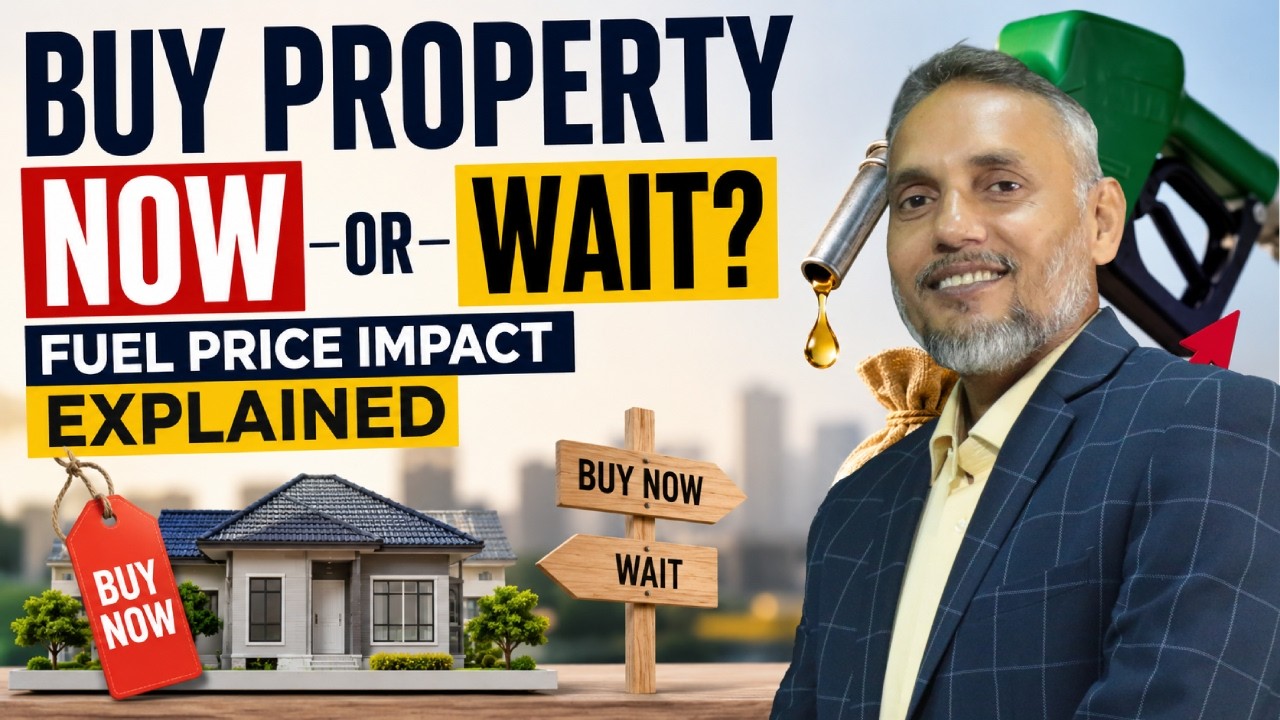 Buy Property Now or Wait? Fuel Price Impact Explained | #exbroker #FuelPrice #RealEstate #indianews