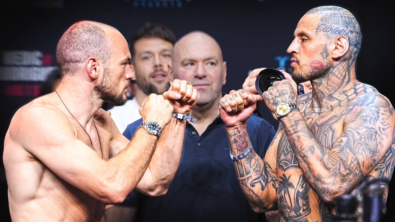 UFC в Белграде: Битвы взглядов бойцов