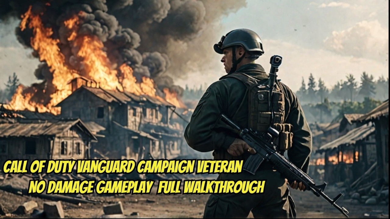 Call of Duty Vanguard Campaign Veteran | No Damage Gameplay | Full Walkthrough