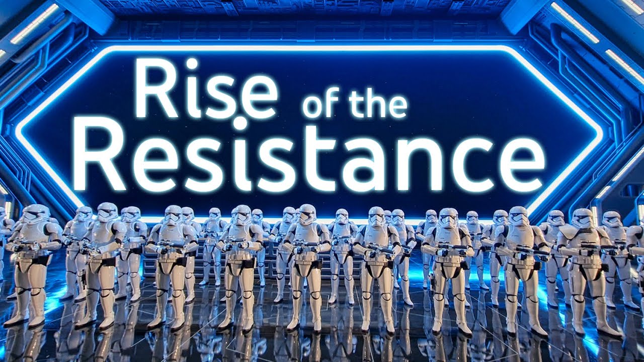 [On Ride - Extreme Low Light] Rise of the Resistance - Disneyland Resort