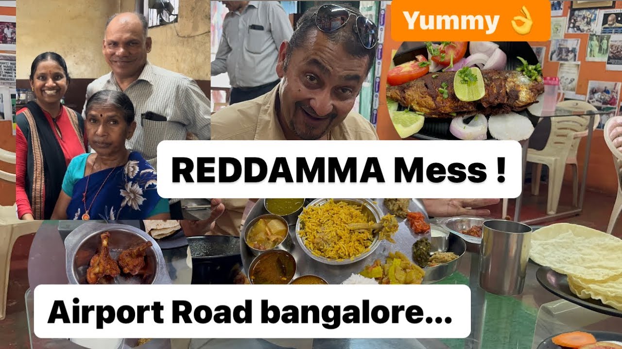 Amazing Family run Mess near Bangalore Airport | Tasty & Yummy Food @ 90/- only | @VinayOjhaVlog