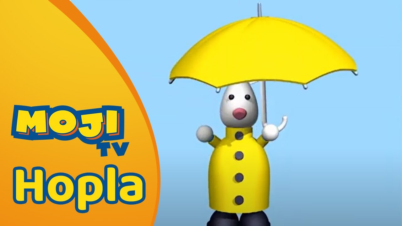 HET REGENT!! 🌧️ | HOPLA 🐇 | Nederlandse Kinderseries | MojiTV