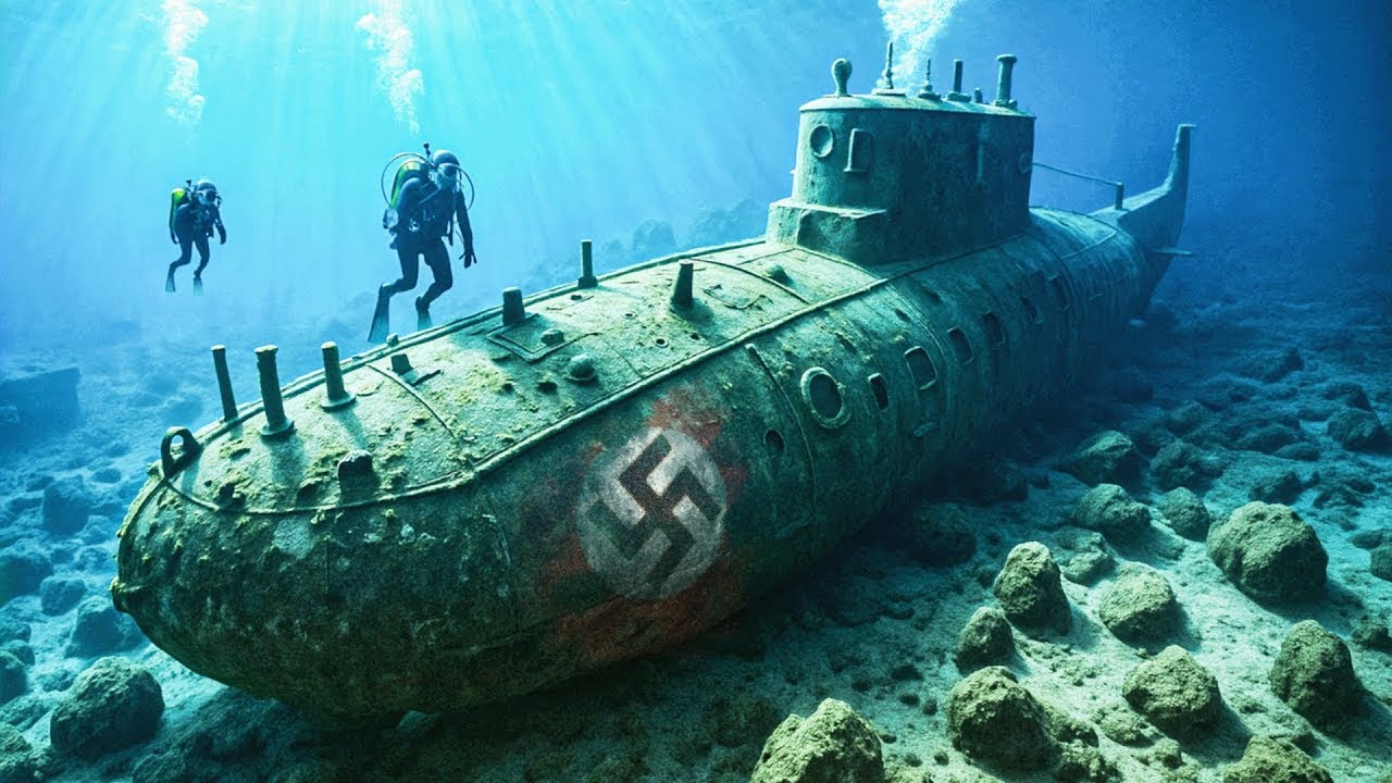 Inside a Sunken Nazi Submarine – A Chilling Journey Frozen in Time
