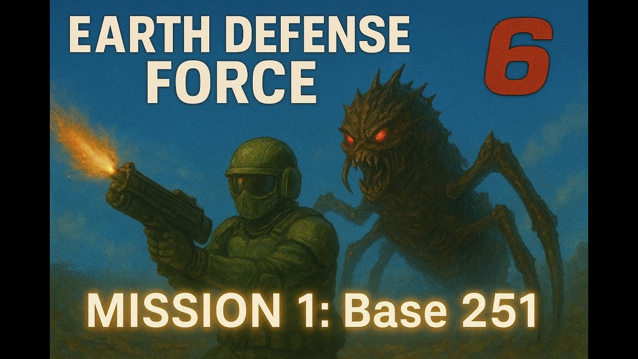 Earth Defense Force 6 | Ranger Class | Hard | Mission 1
