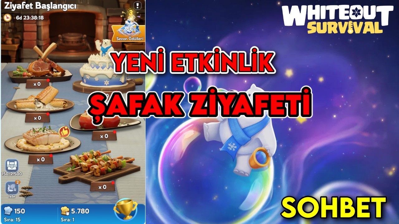 YENİ ETKİNLİK SORULARI CEVAPLAMA - WHİTEOUT SURVİVAL
