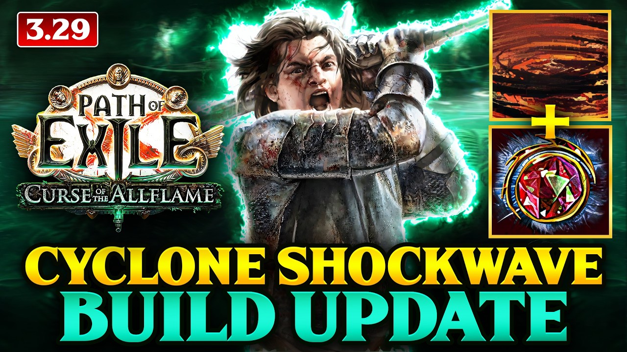 [Path of Exile 3.29] ⚔️ Cyclone Shockwave Slayer ⚔️ Обновление за 1-2 день