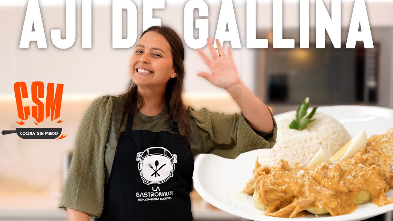 AJI DE GALLINA | COCINA SIN MIEDO | LA GASTRONAUTA | COCINA PERUANA