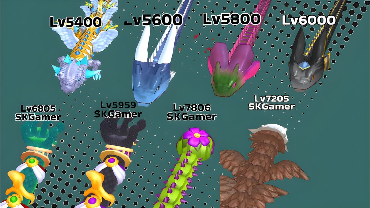 Snake Clash! From Level 5400 To Level 6000 