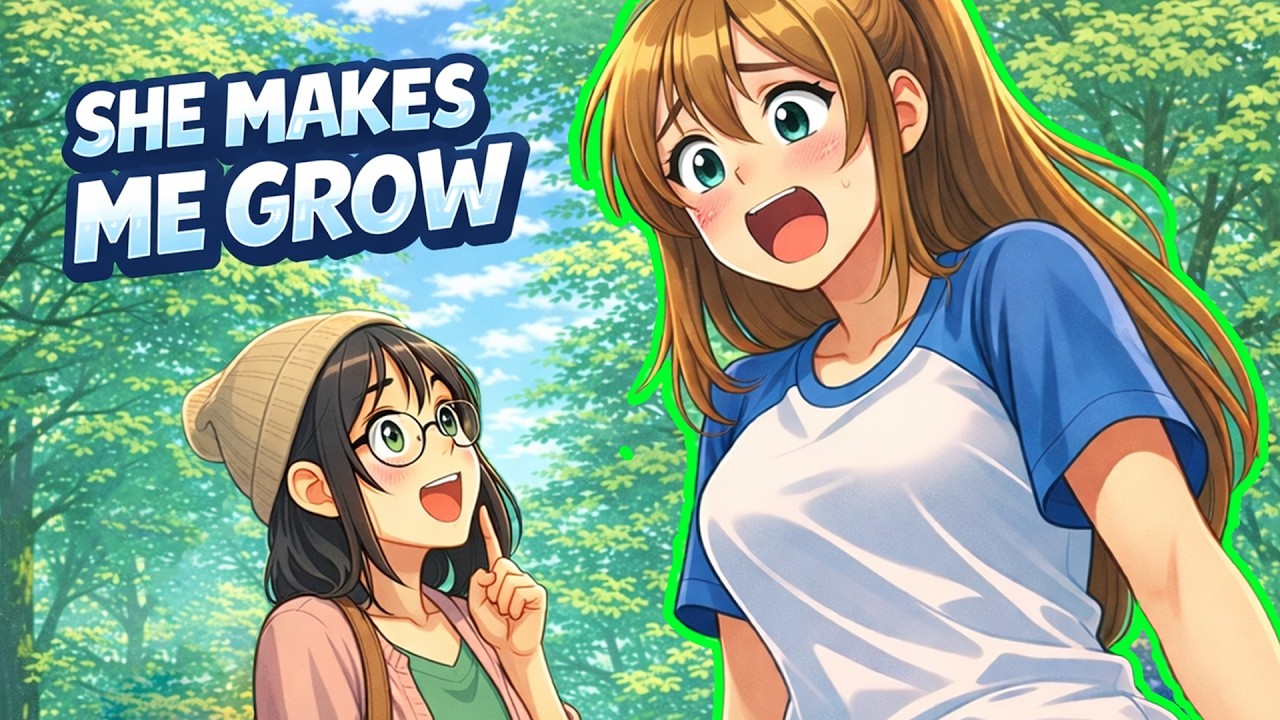 MY FRIEND MAKES ME GROW! 😳 | Giantess Growth Animated Story