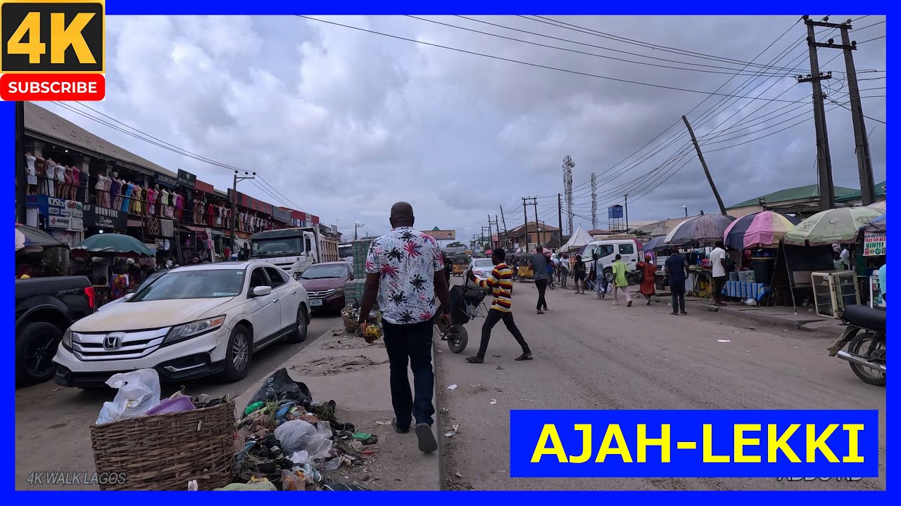 🇳🇬🚶‍♂️ **4K Walking Tour: Ajah Underbridge and Addo Road - Lagos, Nigeria** 🌍
