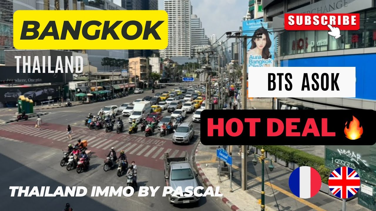 Hot Deal !! Great Opportunity ✅ Thailand, Bangkok   BTS Asok .  1 Bedroom.   80 m2 ! 🇹🇭